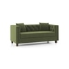 Windsor 2 Seater Fabric Sofa (Colour: Moss Green)