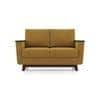 Corby Essential 2 Seater Fabric Sofa In Ochre