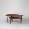Abel Solid Wood Coffee Table in Brown Colour
