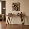 Raahi Solid Wood Console Table in Provincial Teak Finish 117 cm