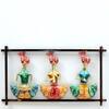 Desert Art Metal Handpainted Sardar Mini Wall Frame in Multicolour