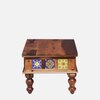 Sheesham Wood Large Coffee Table In Rustic Teak Finish