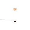 Evangeline Multicolour Cotton Shade Floor Lamp
