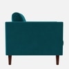 Tharoli Velvet 1 Seater Sofa Teal Blue