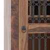 Bunai Solid Wood Bar Cabinet (Teak Finish)