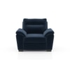 Adelaide Sofa Set (Colour: Cobalt Blue, Seater: 3+1+1)