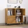 Hexa Engineered Wood Bookshelf Multipurpose Storage Rack in Giant Wood Colour