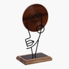 Austin Metal Showpiece in Dark Brown Colour