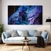 The Castle Decor Lord Shiva Wall Painting Wooden Framed 27x48 Inch (Style 4)