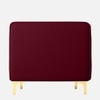 Texude Velvet 1 Seater Sofa in Maroon Colour