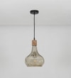Optica Smoke Glass Hanging Light