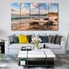 The Castle Decor Diamond Crystal Rhinestone Wall Art Set of 5 27x48 Inch