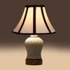 Devansh Multi Cotton Shade Lamp With Wood & Mosaic Glass Base For Decoration/Office/Home/Gifting/Study For Decoration/Office/Home/Gifting/Study