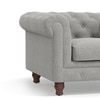 Winchester Essential 4 Seater Fabric Sofa in Vapour Grey Colour