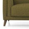Diana 3 Seater Fabric Sofa In Olive Green Colour