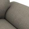 Adelaide Premium 1 Seater Fabric Sofa in Mist Brown Colour