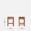 Mana Solid Wood Set Of 3 Stools