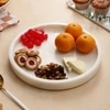 Multipurpose Round Marble Tray – Elegant Serving & Decorative Tray