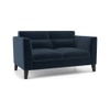 Lewis Sofa (Colour : Sea Port Blue Velvet, Cushion : Hard, Seater : 3+2)