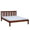 Havenwood Solid Wood Queen  Size Bed Without Storage (Honey Oak Finish)