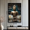 The Castle Decor Lord Buddha Wall Painting Framed Artwork 20x30 Inch Style 2