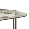 Paloma Rectangular Marble Coffee Table in Saturn Spanish Ceramic Finish