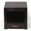 Russell Solid Wood Bedside Table in Mahagony Finish