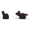 Griffin Recliner Three Seater - Dark Chocolate
