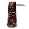 Rico Marble Side Table in Beige Colour