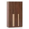 Rodrigues 3 Door Wardrobe in Rolex Brown Finish