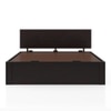Kuba Solid Wood King Size Hydraulic Storage Bed In Mahogany Finish