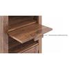Mateo Solid Wood Bar Cabinet in Teak Finish