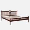 Nilaya Sheesham Wood King Size Non Storage Bed in Honey Oak Finish