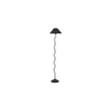Tory Black Cotton Shade Floor Lamp