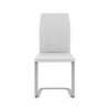 Rosen 6 Seater Ceramic Dining Table With 6 Seneca Dining Chairs (Finish : Black, Chair Colour : White)