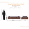 Morvix Wood Queen Bed With Box Storage Base Platform Columbian Walnut Brown