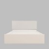 Yama Bed With Premium Leatherette Fabric And Hydraulic Storage - Queen Bed