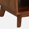 Joe Rectangular Solid Wood Coffee Table In Dual Tone Finish