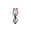 Daenerys Black Glass Shade Floor Lamp