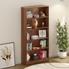 Alex Engineered Wood Bookshelf with Brown Maple finish