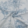 Stoa Paris Super King Size Cotton Bedsheet with 2 Pillow Covers  Size Snow Flower Blue