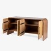 Linn Solid Wood Sideboard in Brown Colour