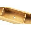 Wooden Slim Herb Planter with Divider Natural 60 cm