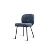 Quantuva Fabric Dining Chair in Blue Colour