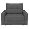 Barato  Pull Out Sofa cum Bed  in Dark Grey Colour