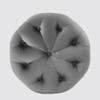 Amanda Pouffe in Midnight Grey Colour