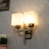 Eliante Modern Wall Lights Mild Steel & Fabric Material Antique & White Finish