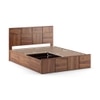 Astoria Solid Wood Queen Size Box Storage Bed In Teak Finish