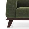 Granada Essential 2 Seater Fabric Sofa In Moss Green