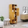 Hexa Engineered Wood Bookshelf Multipurpose Storage Rack in Giant Wood Colour